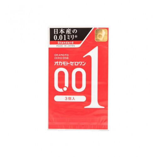 Okamoto冈本 001超薄安全套 3个装 size regular